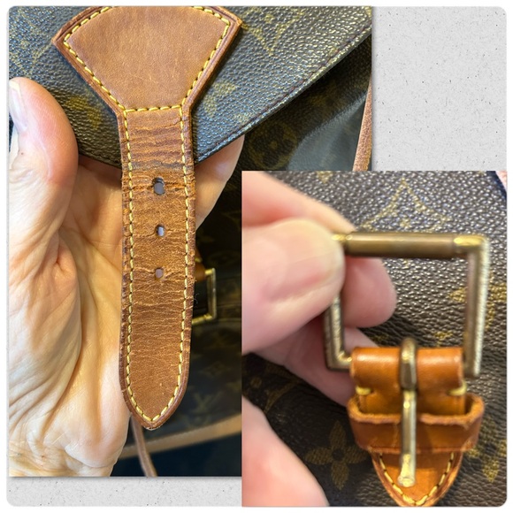 Authentic Louis Vuitton backpack GM with replaced bottom and trim - Picture 10 of 15